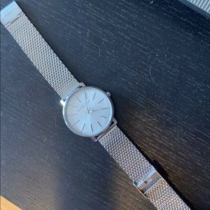 Silver Adjustable Michael Kors Watch